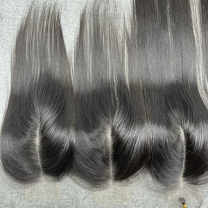 Extensions de cheveux naturels vietnamiens vierges de qualité supérieure Dream Hair T06, closure super double drawn, cuticules alignées, naturelles et transparentes, toutes couleurs - Product Image 6