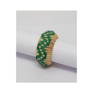 Lot de 100 Anneaux de Serviette Modernes en Rotin Tressé – Écologiques, Durables, Ronds et Texturés pour Décoration de Table de Mariage en Gros - Product Image 3