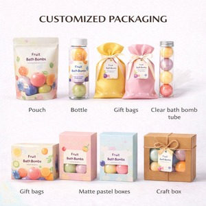 Bombas de baño de sal orgánica artesanal, vaporizadores de ducha, aromaterapia pura, bombas de baño de burbujas para spa, bombas de baño con marca personalizada - Product Image 6