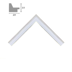 Minimalist Style PS Polystyrene <b>Picture</b> <b>Frame</b> Moulding <b>Wood</b> Grain Wide Border OEM Custom Photo <b>Frame</b> Factory - Product Image 3