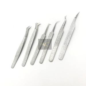 แหนบเงินคุณภาพสูงด้ามจับเพชรแบบมืออาชีพแหนบปลายแหลมทนทานทำจากสเตนเลสเนื้อแข็ง - Product Image 3