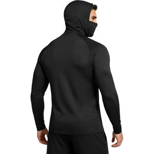 Nouveau 2026 – Sweat à capuche de pêche gris-bleu pour homme, protection solaire UPF 50, masque facial intégré, manches longues, anti-UV, ODM OEM - Product Image 2
