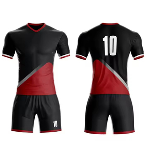 Conjunto de Uniforme de Fútbol de Diseño Personalizado para Hombre y Mujer, Ligero, Transpirable, de Secado Rápido, Proveedor de Ropa Deportiva de Poliéster para Equipos - Product Image 1