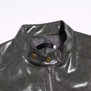 Stylish <b>Slim</b> Fit Men's Genuine Cowhide Leather Jacket Custom Winter <b>Coat</b> for Bikers OEM ODM Available Canvas Outerwear - Product Image 3