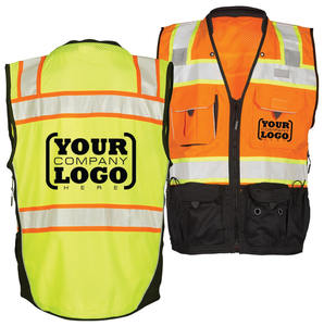 Chaleco de Seguridad Profesional de Alta Visibilidad, Reflectante, con Diseño de Malla Transpirable para Seguridad en Sitios Industriales, Chaleco para Hombre - Product Image 6