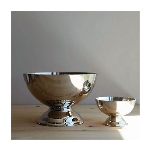 Bol à chocolat en métal pour la décoration de table moderne, les présentations de mariage et les arrangements luxueux de centre de table - Product Image 2