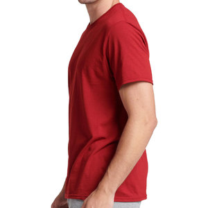 Camiseta Casual de Corte Regular para Hombre, Verano, Secado Rápido, Transpirable, 100% Algodón, Logotipo Personalizado en la Parte Delantera, Diseño en Blanco, Manga Corta - Product Image 1