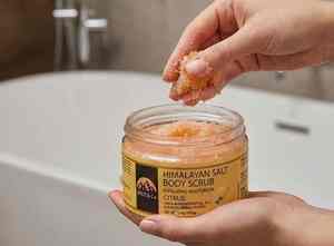 Sal de Baño Cítrica, Sal del Himalaya Pura, Terapia con Extractos de Naranja y Limón, Relajante, Exfoliante, Mejora el Estado de Ánimo, Spa - Product Image 4