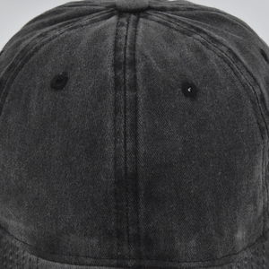Custom High Quality Solid Color Blank Washed Cotton Baseball Cap Adult Children Faded Duck Cap 6 Panels Baseball Dad Hat - Product Image 5