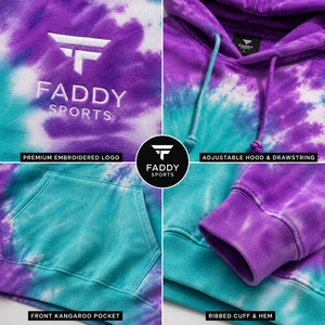 เสื้อฮู้ดดี้ย้อมสีไทไดแบบสั่งทำขายส่ง ไซส์ใหญ่ ยูนิเซ็กซ์ ลายสไปรัล สตรีทแวร์ ผ้าฝ้ายฟลีซหนานุ่ม เสื้อพูลโอเวอร์ผู้ชาย - Product Image 6