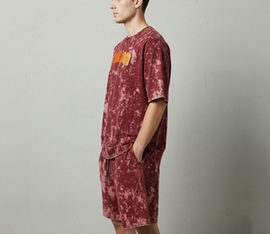 Ensemble Sportif Homme 2026 : T-shirt et Short en Coton, Coupe Oversize, Effet Délavé, T-shirt Graphique Streetwear avec Strass, Unisexe - Product Image 2