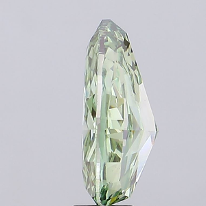 Diamant CVD de qualité supérieure, taille poire, coupe excellente, vert vif fantaisie, cultivé en laboratoire, certifié IGI, clarté VS1, pour la joaillerie. - Product Image 4