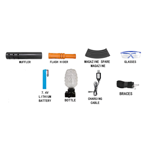 Pistola de Juguete Eléctrica Barata de Fábrica Toyhome, Pistola de Juguete Recargable Akm 47 <span class=keywords><strong>M4</strong></span> Splat Blaster con Balas para Niños - Product Image 6