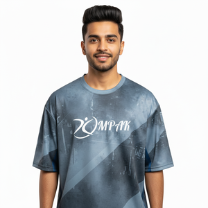 เสื้อยืดโอเวอร์ไซส์ลำลองสำหรับผู้ชาย สไตล์สตรีทแฟชั่นแนวเมือง - Product Image 1