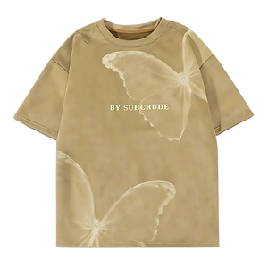 Camiseta de gran tamaño de algodón pesado con estampado de calabaza OEM, lavado ácido de Halloween, moda de otoño - Product Image 3