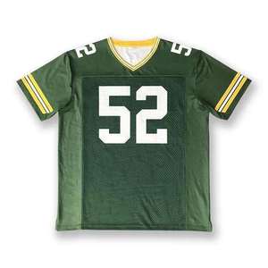 Maillot de football oversize en polyester respirant à col en V, anti-bactérien, sans coutures, imprimé par sublimation, pour hommes, bébés et tout-petits, OEM - Product Image 6