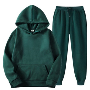 Conjunto de Sudadera con Capucha y Pantalones Deportivos de Forro Polar Personalizados para Hombre, Ropa Deportiva Informal de Dos Piezas, Traje Deportivo de Tela Suave con Logotipo Personalizado - Product Image 3