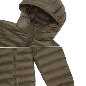 Veste d'hiver chaude en duvet pour femme, randonnée, camping, escalade, trekking, manteau doublé, duvet de canard, rembourrage léger, logo personnalisé - Product Image 6