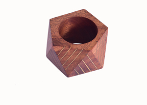 Unique Shape Design Mango Acacia Wood Napkin Ring Manufacturer and Exporter Table <b>Top</b> Wooden Napkin Ring Supplier - Product Image 3