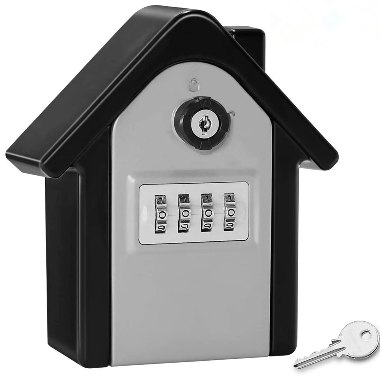 Neue Keybox Lock Key Safe Box Außenwand halterung Kombination Passwort Schloss Versteckte Schlüssel Aufbewahrung sbox Sicherheits safes für das Home Office