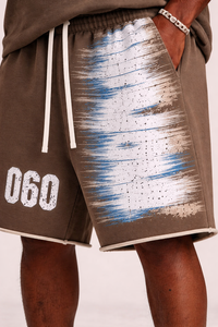 OEM Service Wholesale Distress Custom Design <b>Men</b> Cotton <b>Shorts</b> New Arrival Private Label <b>Men</b> <b>Brown</b> <b>Shorts</b> - Product Image 4