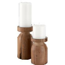 Cylindrical Wholesale Handmade <b>Candle</b> Jar Custom LOGO with Wood Home Decoration <b>Candle</b> Jar - Product Image 2
