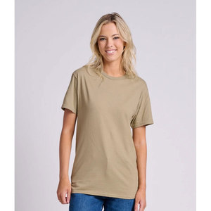 <b>Khaki</b> Short Sleeve O-Neck Unisex <b>T</b>-<b>Shirt</b> Regular Fit 100% Cotton Jersey Fabric Casual Style Blank <b>Men's</b> Tee - Product Image 2