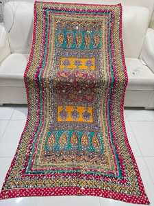 Customized Designs Women Elegant Silk <b>Shawls</b> Traditional Embroidered Bridal Wear Festive Fashion <b>Shawls</b> <b>Wedding</b> For All Seasons - Product Image 6