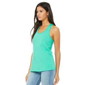 Camisetas sin Costuras para Mujer Bella Canvas, Color Verde, 100% Algodón Tejido, Transpirable, Ropa Deportiva para Correr, Fitness, Gimnasio, Deportes - Product Image 4