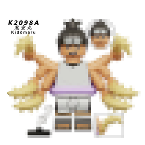 Figura de Bloques de Construcción Estilo Anime, Guerrero Ninja Multi-Artesanal, Mini Figura Personalizada, Juguete Compatible con Colecciones de Modelos - Product Image 1