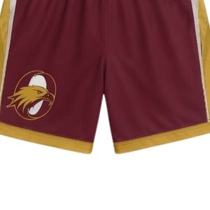 Ensemble d'uniformes de lacrosse unisexe bordeaux et or sublimés, vêtements de sport légers en polyester réversibles pour l'entraînement d'équipe - Product Image 6