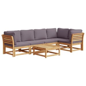 Set Lounge da Giardino Grigio Scuro - Collezione Elegante di Divani da Giardino - Product Image 2