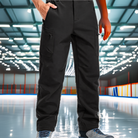 Shorts de patinage artistique rembourrés et imperméables pour hommes, double épaisseur, avec protection antichute, extensibles, pour patinage en ligne et sur glace