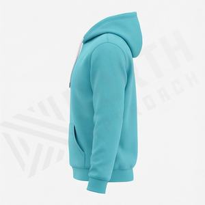 Sudadera con Capucha Unisex Personalizada para Hombre, 100% Algodón, Cuello Redondo, Lisa, con Estampado Digital en 3D, Color Personalizado para Invierno - Product Image 3