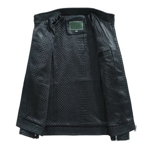 Blouson Bomber en Cuir Marron de Qualité Supérieure Personnalisé pour Homme – Vente en Gros à Prix Abordable, Fermeture Éclair, Chaud, Style Urbain - Product Image 5