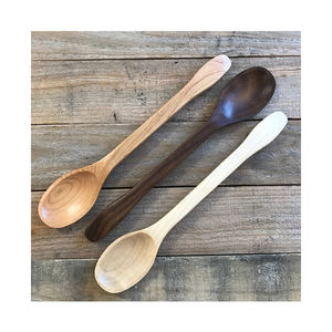 Ensemble de 2 ustensiles en bois de manguier pour servir des salades, tendance du moment, prix de gros. - Product Image 5