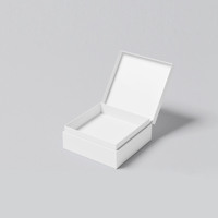 Boîte à montre magnétique en carton pour commande minimale, boîte de luxe avec couvercle et base, boîtes cadeaux, logo personnalisé