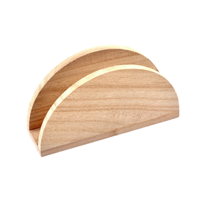 Porte-serviettes en bois naturel, porte-serviettes décoratif en bois d'acacia, porte-serviettes en papier pour la décoration de table, fabriqué au Vietnam - Product Image 5