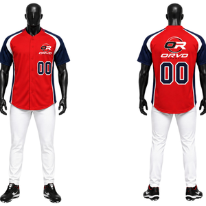 Conjunto de Uniforme de Béisbol Personalizado, Jersey y Pantalones Transpirables de Secado Rápido, 100% Poliéster Sublimado, Ropa Deportiva, Servicio OEM - Product Image 5