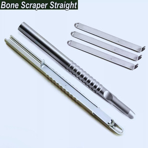 Kit de greffe osseuse pour implants dentaires en acier inoxydable de qualité supérieure, comprenant seringue, grattoir, compresseur et instruments chirurgicaux réutilisables - Product Image 2
