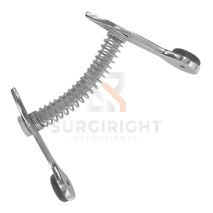 Écarteur buccal professionnel gris en acier inoxydable, autoclavable, réutilisable, instrument chirurgical dentaire vétérinaire, homologué CE - Product Image 1