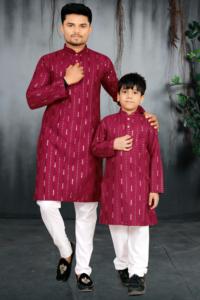 ชุดคู่พ่อ-ลูกดีไซน์เนอร์สำหรับเทศกาลนี้ โดย Rivaayat House - Product Image 2
