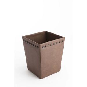 Poubelle décorative en cuir, facilement transportable, à poser au sol, pour déchets secs, style unique, pour la maison - Product Image 3