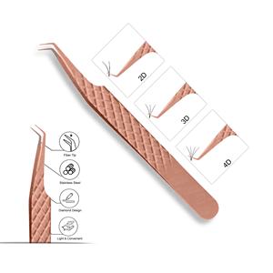 Ensemble professionnel de pinces à cils au design unique, facile à utiliser pour la maison et le salon, fabriqué par des professionnels - Product Image 1