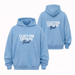 Sweat-shirts à capuche surdimensionnés de haute qualité pour hommes, 100% coton lourd 330g, impression personnalisée, streetwear d'hiver - Product Image 2
