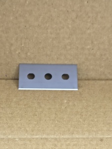 Lame de rasoir à 3 fentes, revêtement céramique de précision, en acier au carbone et inoxydable, pour le découpage de films plastiques, outil pour l'industrie des fibres - Product Image 5