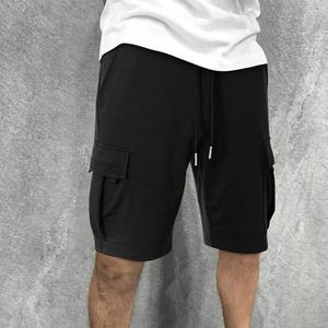 Pantalones cortos de béisbol personalizados al por mayor cintura elástica con cordón comodidad atlética pantalones cortos unisex para hombre - Product Image 5