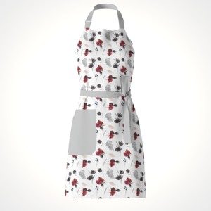 Cotton Chef <b>Apron</b> with Adjustable Neck and Waist Straps, <b>Kitchen</b> <b>Apron</b> for Cooking, Baking, BBQ & Catering - Product Image 1