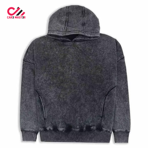 Survêtement Homme Premium de Haute Qualité, Tendance, à Motif Uni, Imprimé Effet Délavé, Streetwear Confortable 100% Coton - Product Image 3