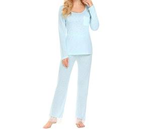 Ensemble de lingerie de nuit sexy en dentelle tissée pour femmes, pyjama deux pièces, doux, respirant, 100% coton - Product Image 4